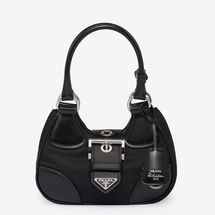 Prada Moon Re-Nylon and Leather Bag