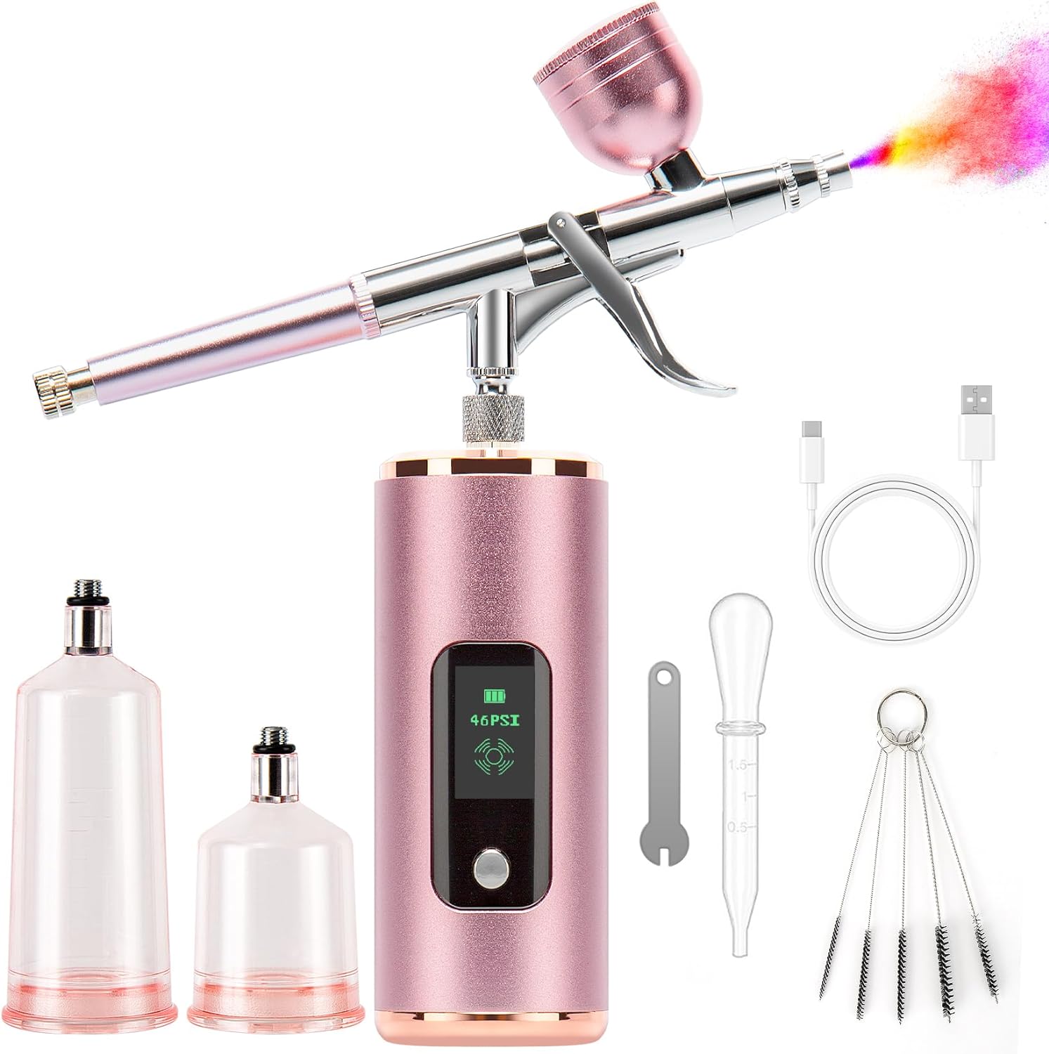 Saudoli Airbrush Kit with Compressor.