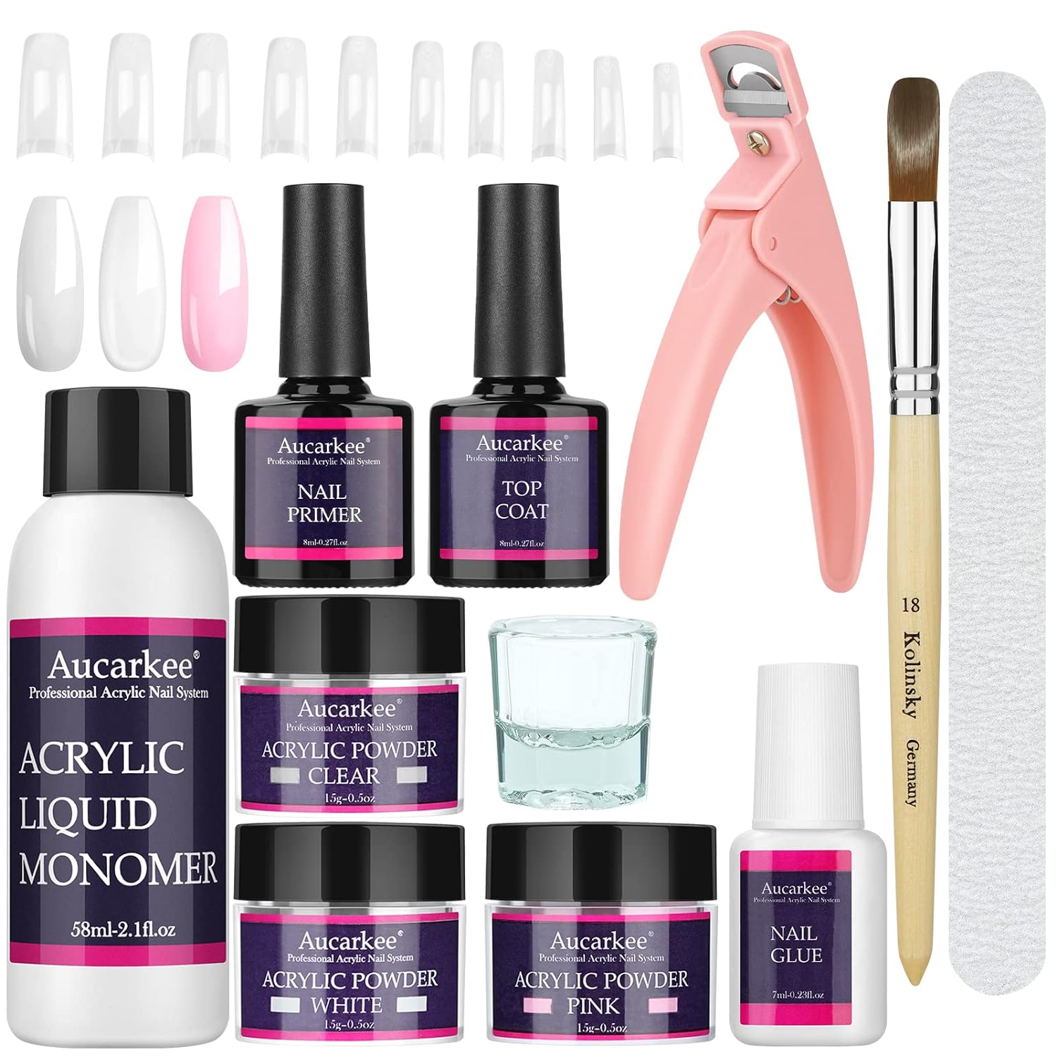 Aucarkee Acrylic Nail Kit