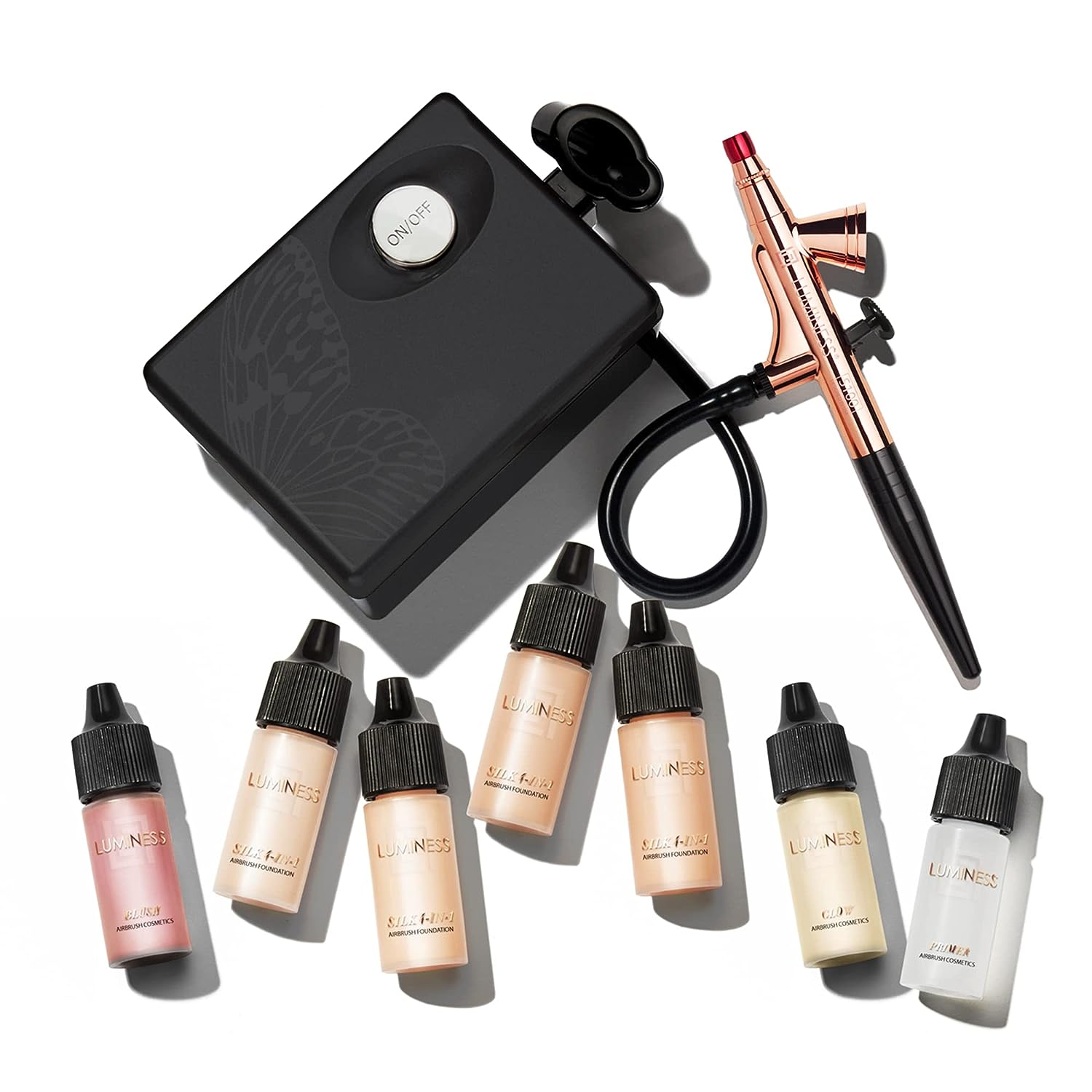 LUMINESS Airbrush Makeup Kit with 4-In-1 Foundation.