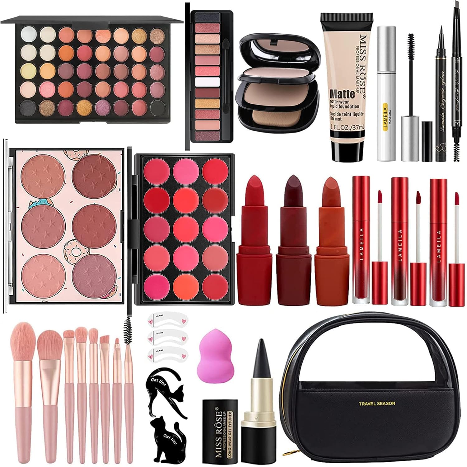 MISS ROSE M All In One Makeup Kit