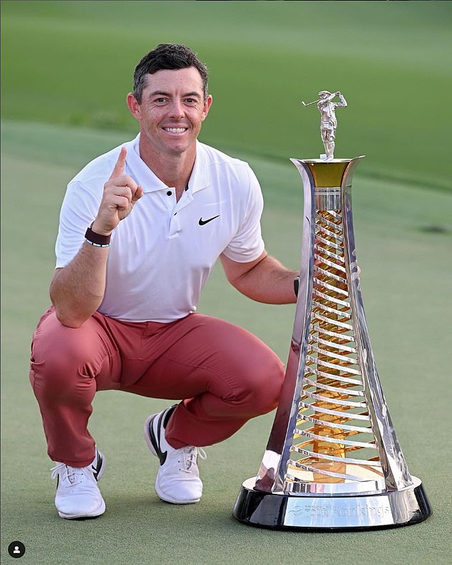 Northern Irish golfer Rory McIlroy pips both McGregor and Messi in the rankings