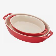 Staub Oval Stoneware Bakers, Set Of 2