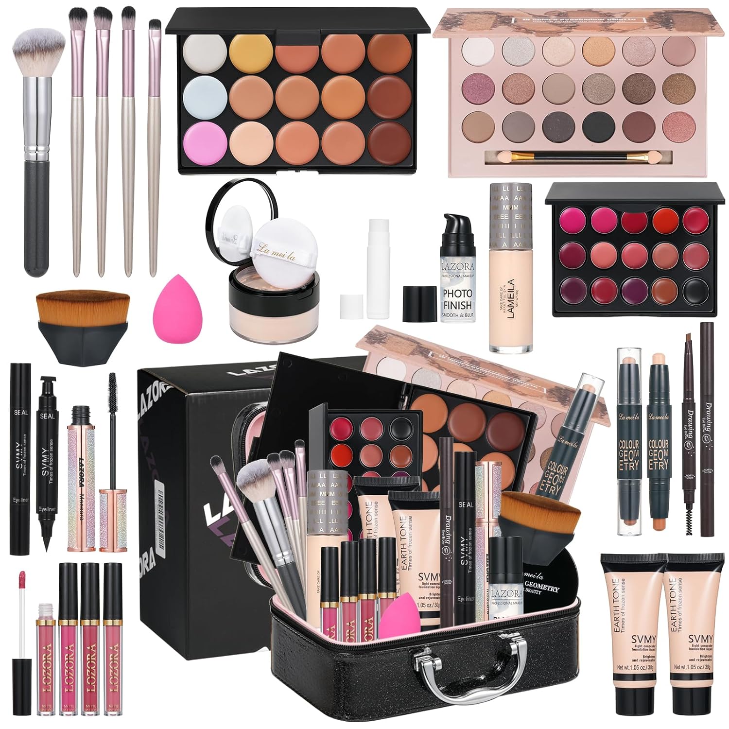 venshun Makeup Kit for Women Multi-Purpose C Set Box