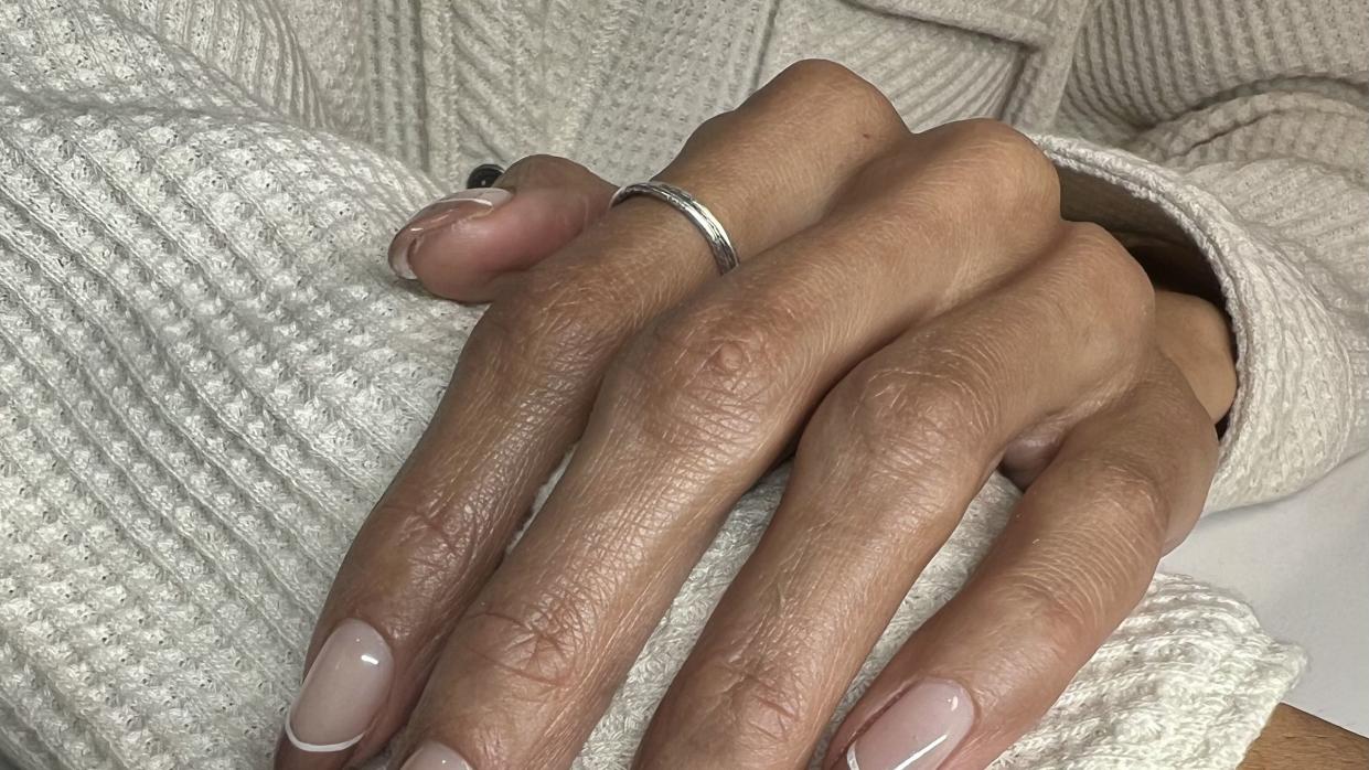 french manicure julie k nails courtesy