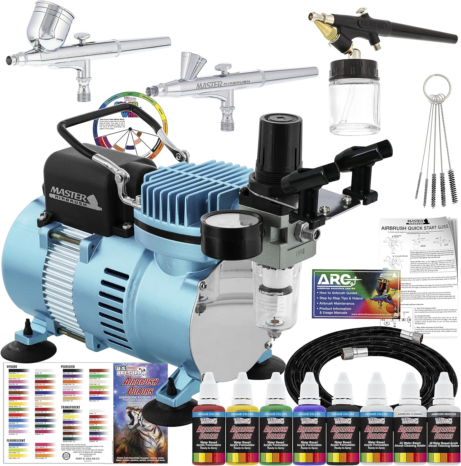 Master Airbrush Cool Runner II Airbrushing System Kit