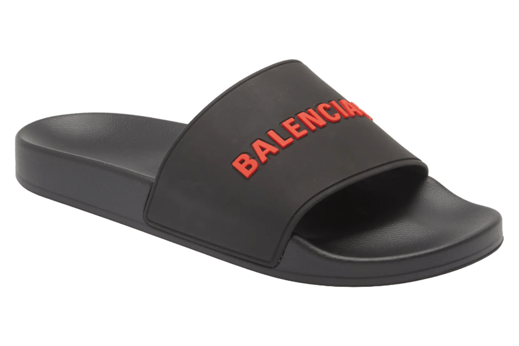 Balenciaga Men's Logo Slide Sandal