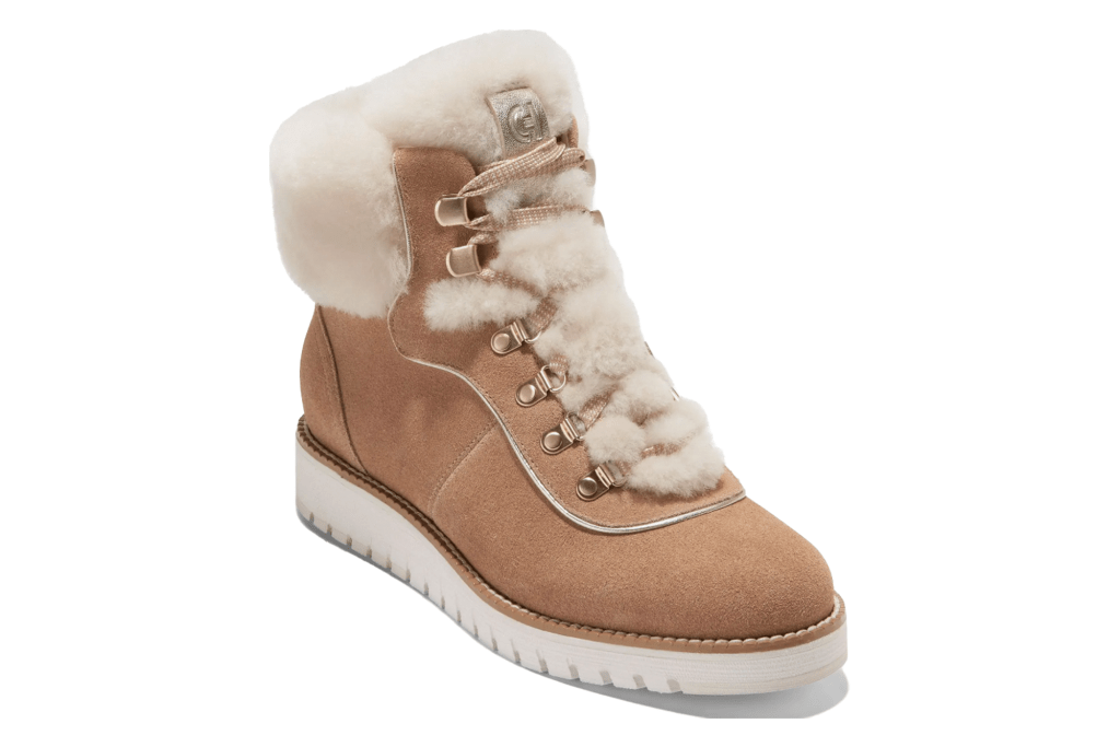 Cole Haan ZeroGrand Explore Upstate Waterproof Genuine Shearling Hiking Boot