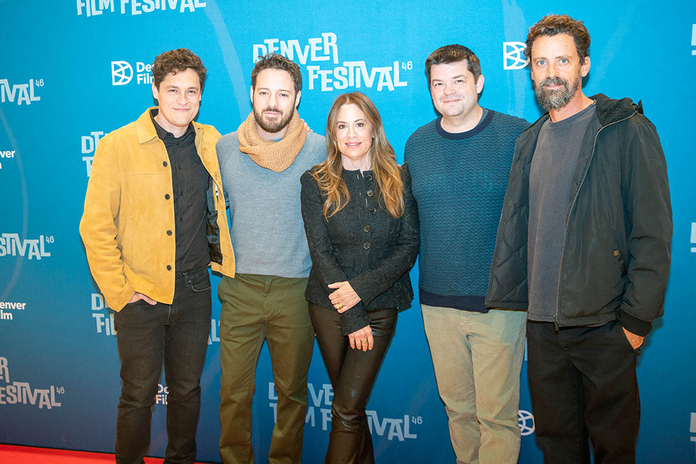 Writers and Producers for Spiderman Across The Spiderverse, Phil Lord, Humberto Rosa, Christina Steinberg, Christopher Miller, and Bob Persichetti