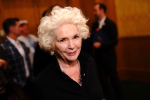 NEW YORK, NEW YORK - MAY 01: Fionnula Flanagan attends The 73rd Annual Tony Awards Meet The Nominees Press Day at  Sofitel New York on May 01, 2019 in New York City. (Photo by Jemal Countess/Getty Images for Tony Awards Productions)