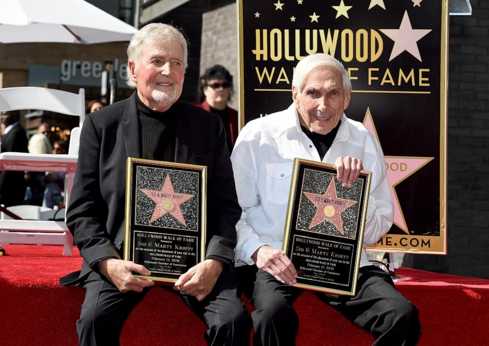 PHOTO: Sid And Marty Krofft Are Honored With A Star On The Hollywood Walk Of Fame