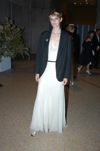 Model Stella Tennant attends the Costume Institute Benefit Gala: 'Party of the Year' at the Metropolitan Museum of Art in New York City.