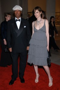 Michael Roberts (L) and Stella Tennant attend the Metropolitan Museum of Art's annual Costume Institute gala.