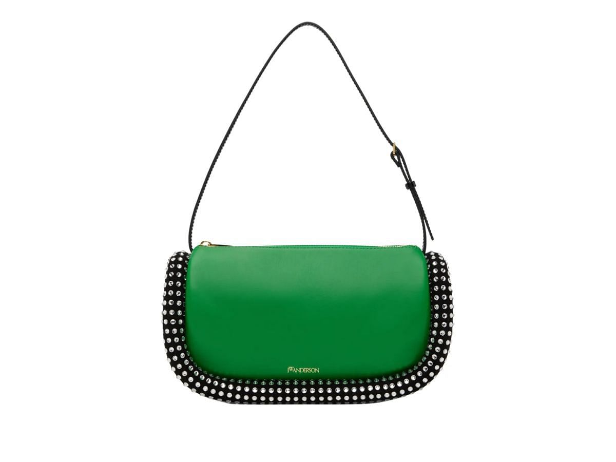 JW Anderson: Green Bumper 15 Crystal Bag (Image via JW Anderson official website)