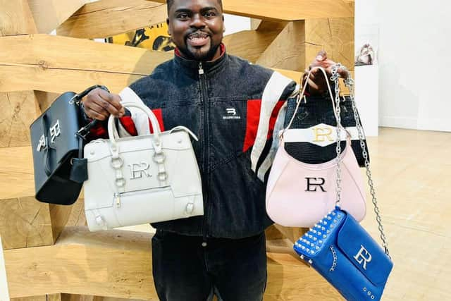 The Eden Reflex designer hopes to see his own creations on the shelves of Harrods and Selfridges. Picture – supplied.