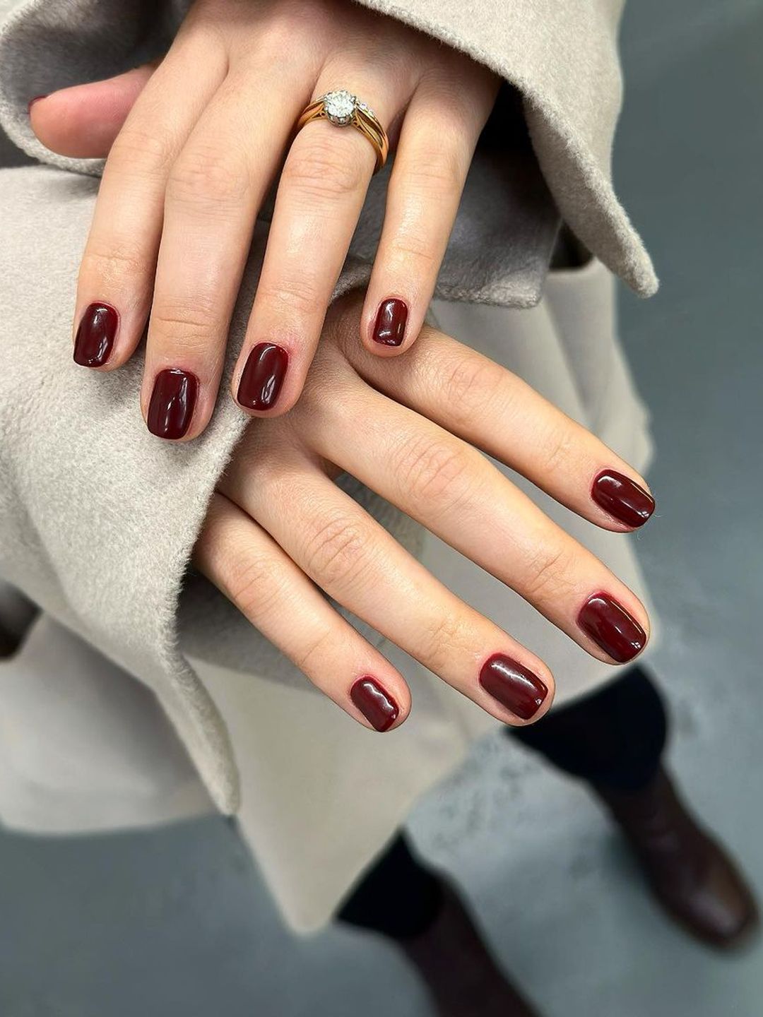 Black Cherry Nails 