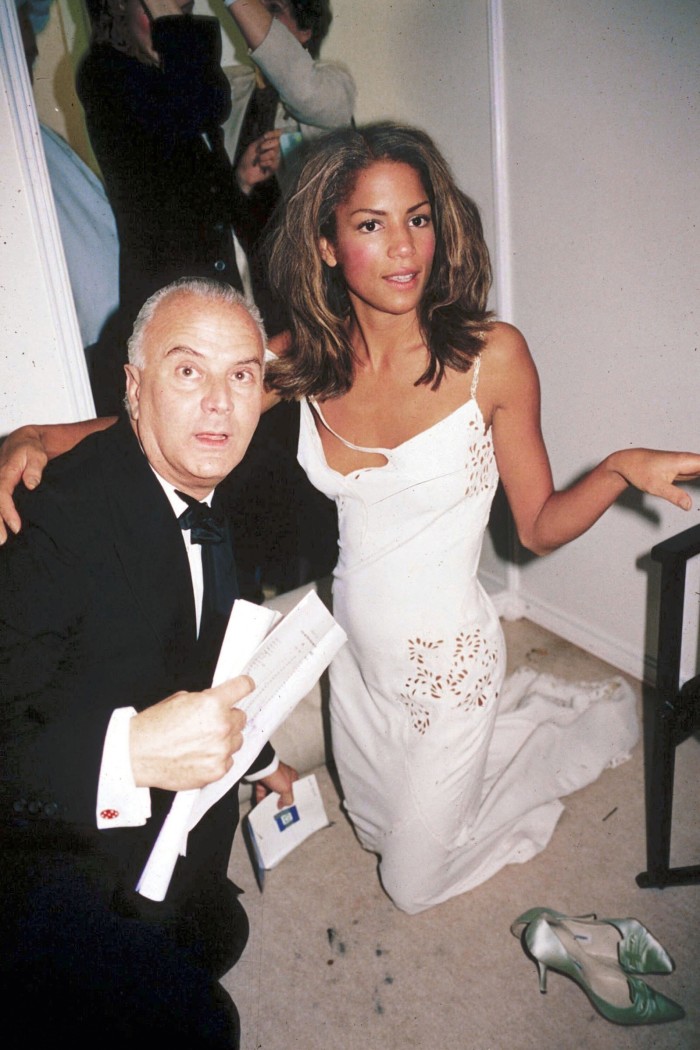 Blahnik at the 1995 British Fashion Awards