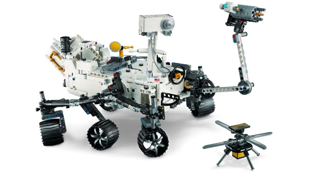 The Lego Technic Nasa Mars Rover Perseverance set.