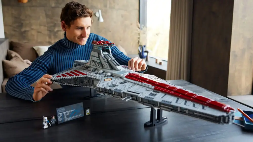 The Lego Star Wars Venator-Class Republic Attack Cruiser set.