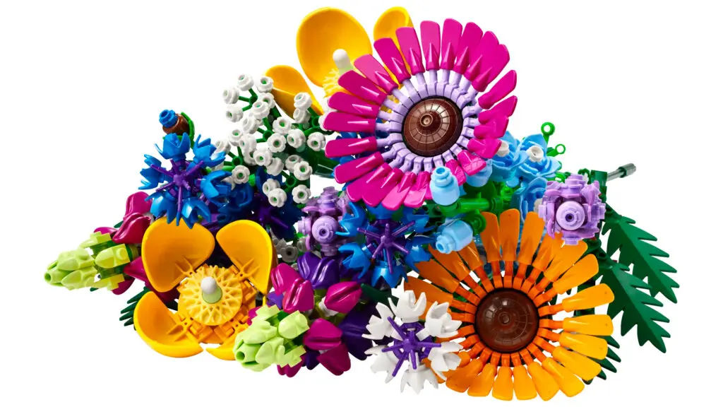 The Lego Icons Wildflower Bouquet set.