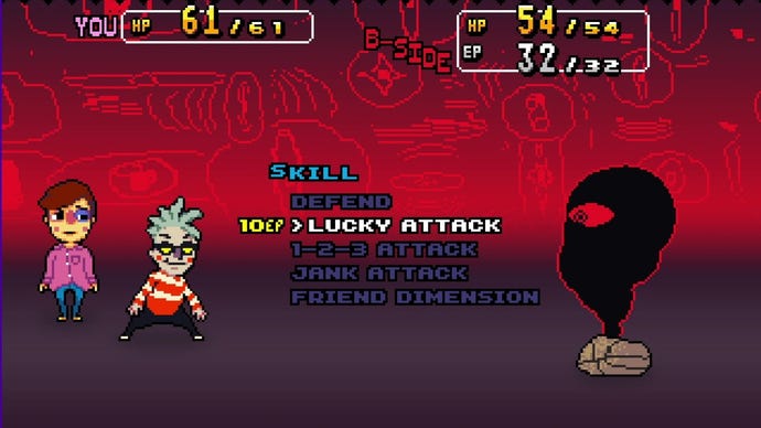 A battle against a demonic basketball in Knuckle Sandwich.