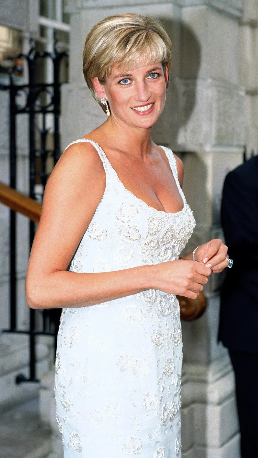 Esta era a nail art favorita da princesa Diana — Foto: Getty Images