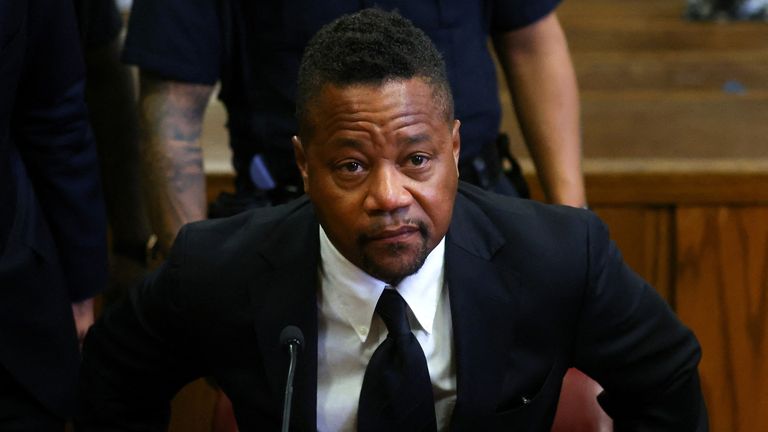 Actor Cuba Gooding Jr in court after he pleaded guilty