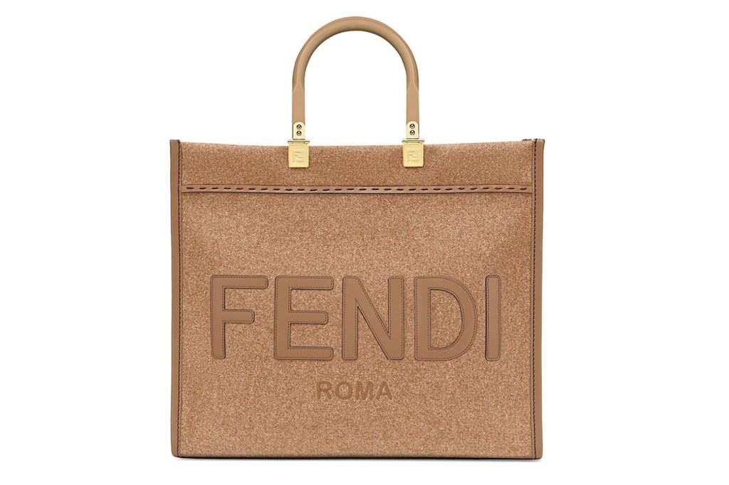 A brown square Fendi bag 