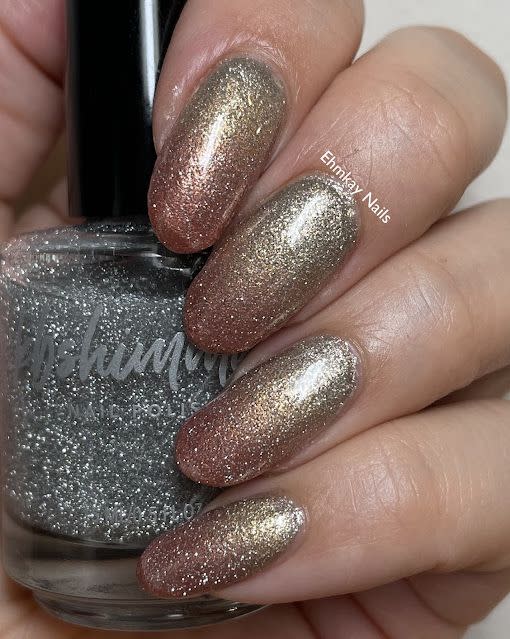 new years eve nail designs sparkly ombre