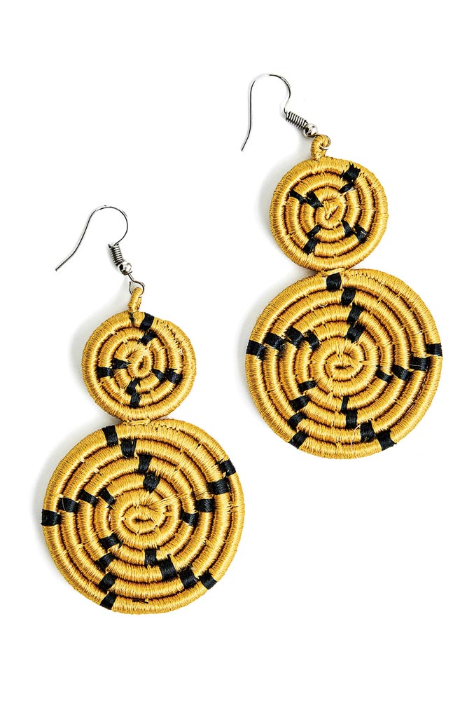 Woven Earrings from Agaseke