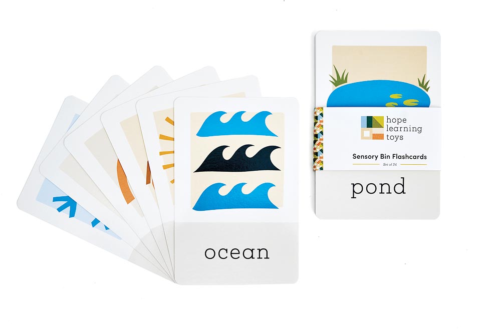 flash cards from Hope Learning Toys