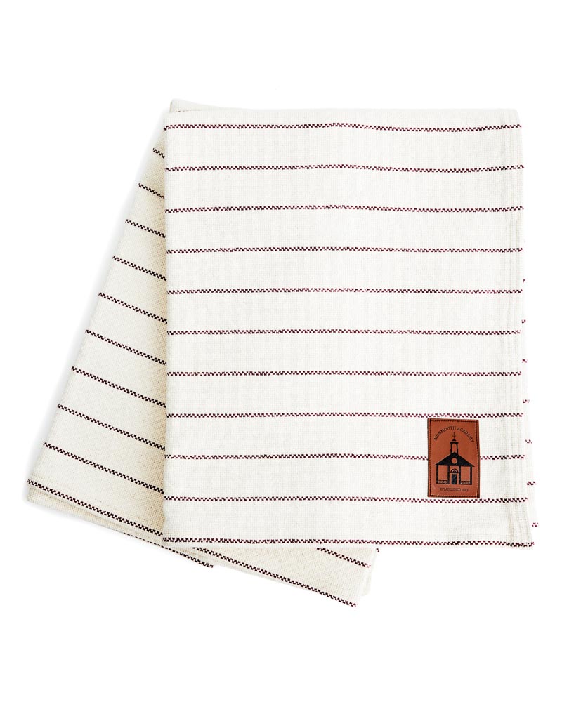 cotton throw from Maine Heritage Weavers