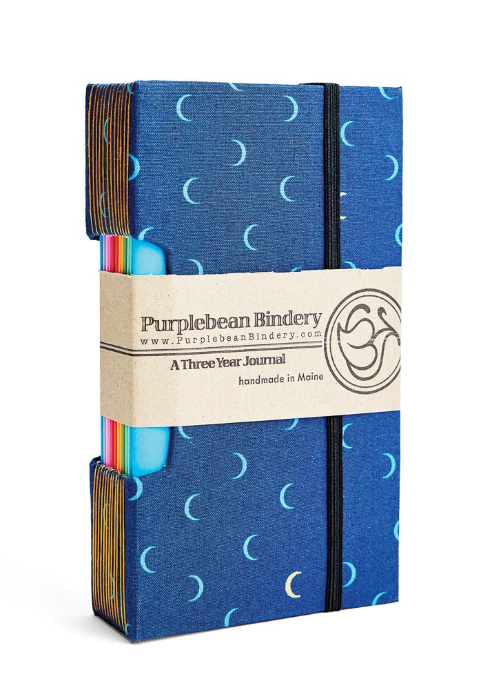 three-year journal from  Purplebean Bindery