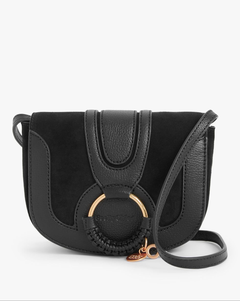 Mini Hana Suede Leather Satchel Bag