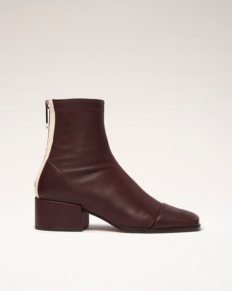 Strada Burgundy Boots