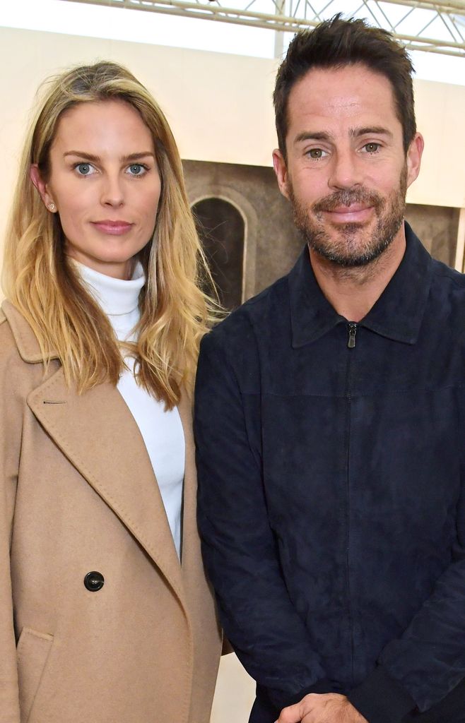 Frida Redknapp and Jamie Redknapp attend the Frieze Art Fair 2022 VIP Preview in Regent's Park