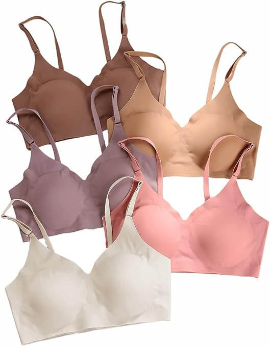 Verdusa 5-Pack Everyday Bra