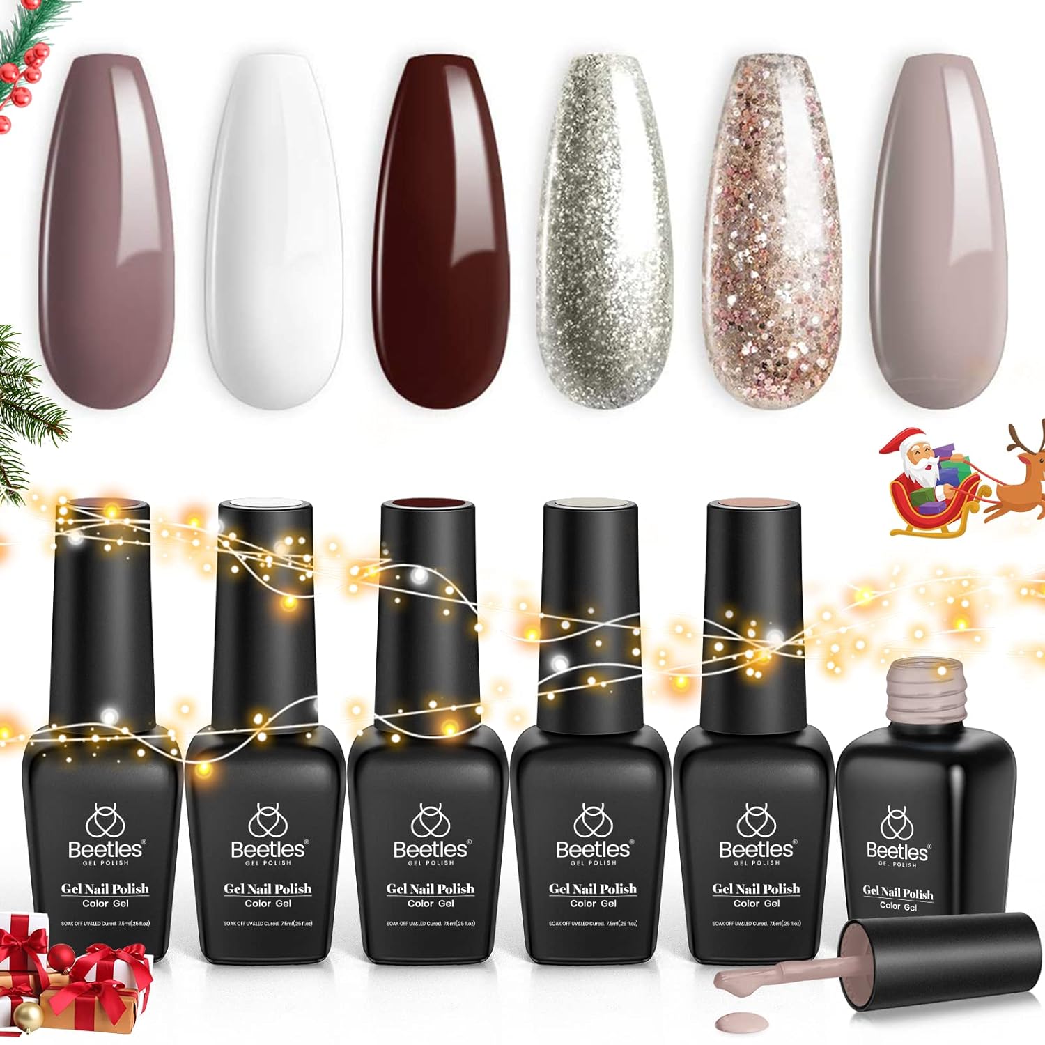 Beetles Holiday Gel Nail Polish Set