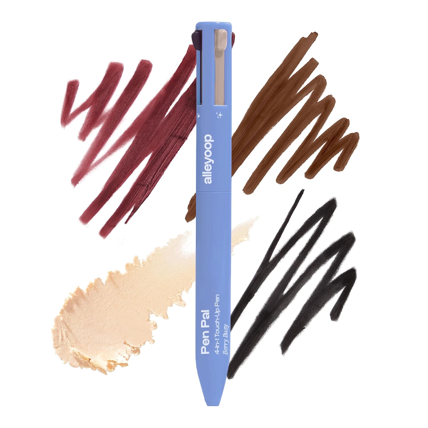 ALLEYOOPTM Pen Pal 4-in-1 Touch Up Makeup Pen