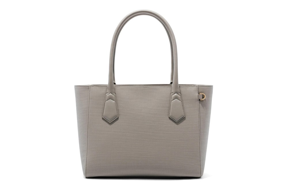 A gray purse 