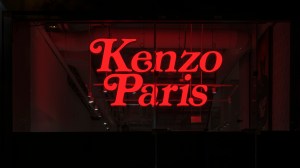 Kenzo pop up in Paris on the Champs-Elysées.