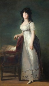 María Gabriela Palafox y Portocarrero, marquise of Lazán, 1804. Oil painting on canvas, Casa de Alba Foundation, Liria Palace, Madrid