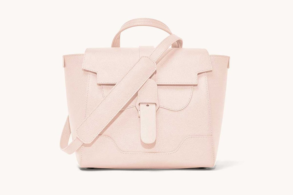 A light pink purse 