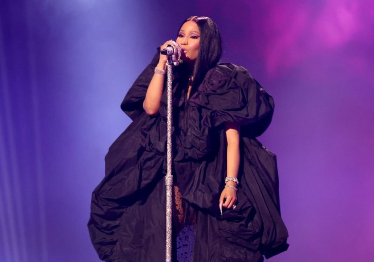 Nicki Minaj at the 2023 MTV Video Music Awards held at Prudential Center on September 12, 2023 in Newark, New Jersey. (Photo by Christopher Polk/Variety via Getty Images)