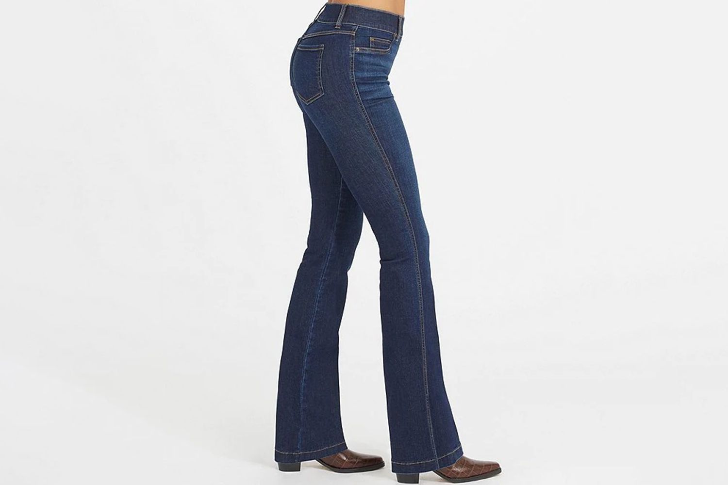 Spanx Flare Leg High Rise Stretch Jeans