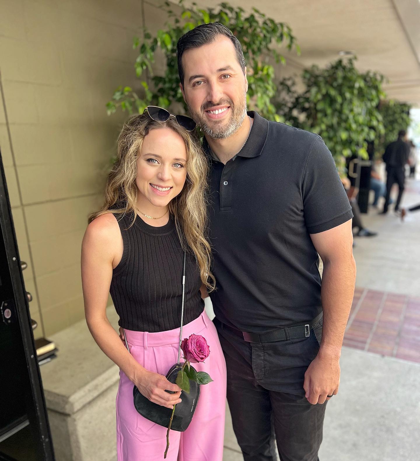 Jinge pictured with her husband Jeremy Vuolo