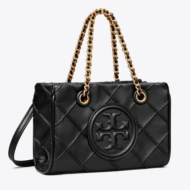 quilted chain tote