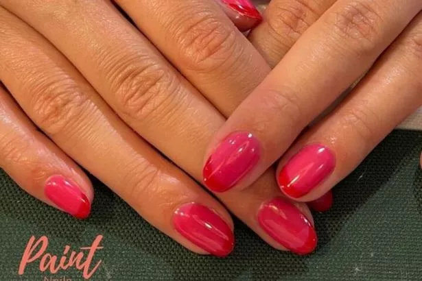 These colour block nails are perfect for maximalists