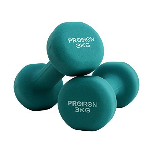 PROIRON Neoprene Dumbbell (2 x 3KG)