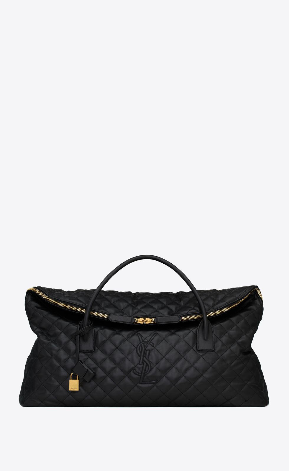 ES Giant Travel Bag In Quilted Leather